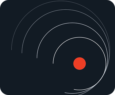 Brand system orbit graphic