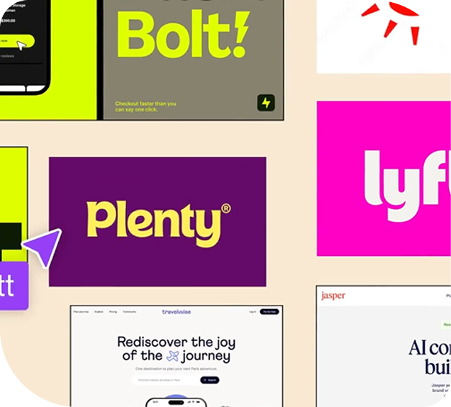 Collection of brand and digital project work