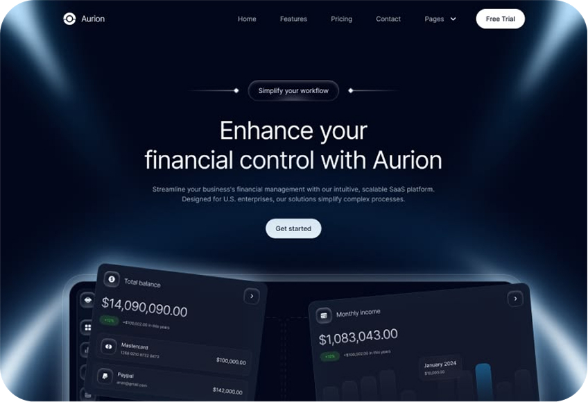 Aurion financial platform project